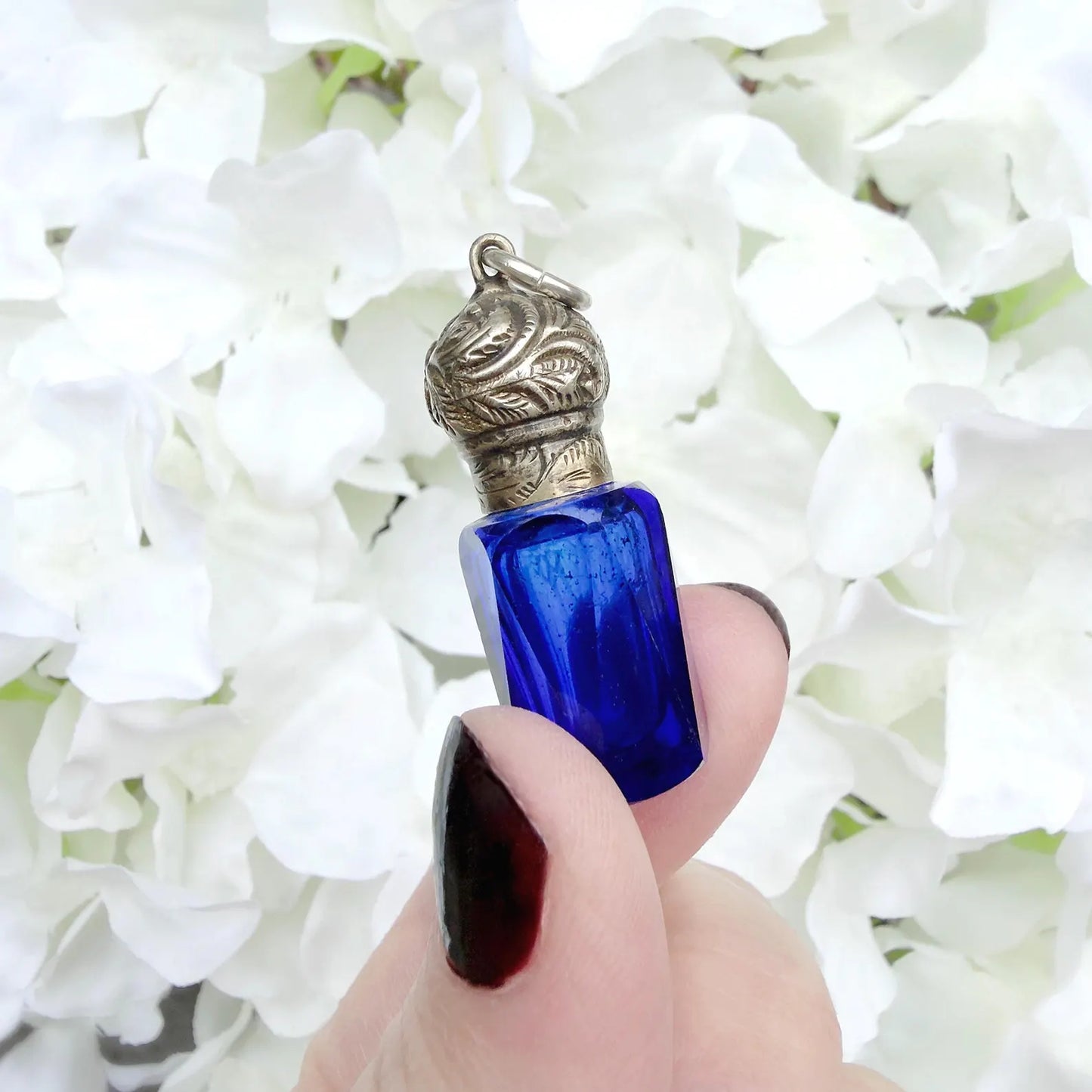 Enid Rare Victorian Perfume Bottle Pendant