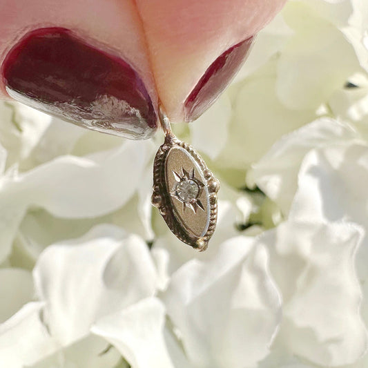 9ct gold Etruscan antique pendant charm