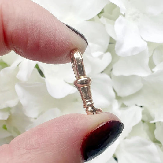 rose gold antique dog clip