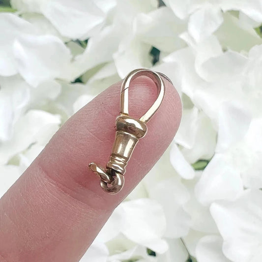rose gold antique dog clip