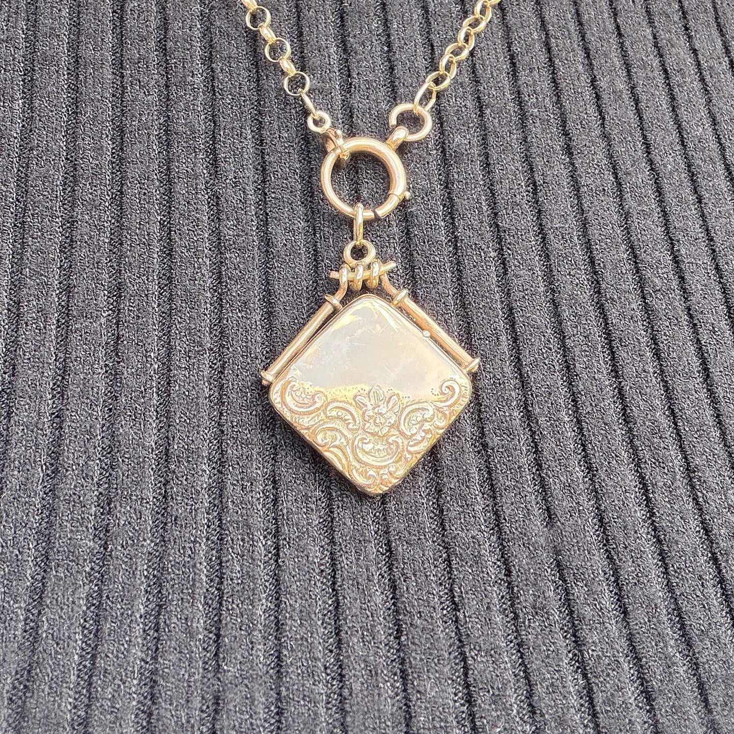 Winifred 10ct Gold Victorian Monogram Locket