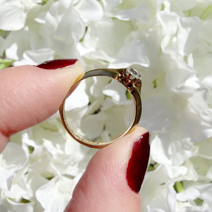 Cora 18ct Edwardian Three Stone Diamond Trilogy Engagement Ring