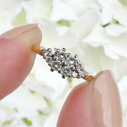 Harlow 18ct Diamond Ring Peach and Willow