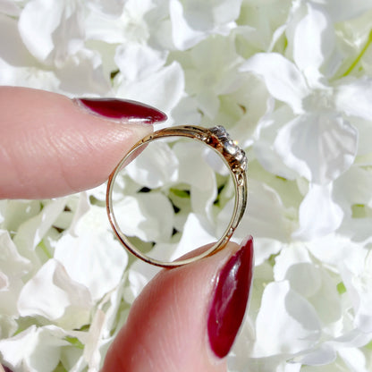 Genevieve 18k Champagne Diamond Ring