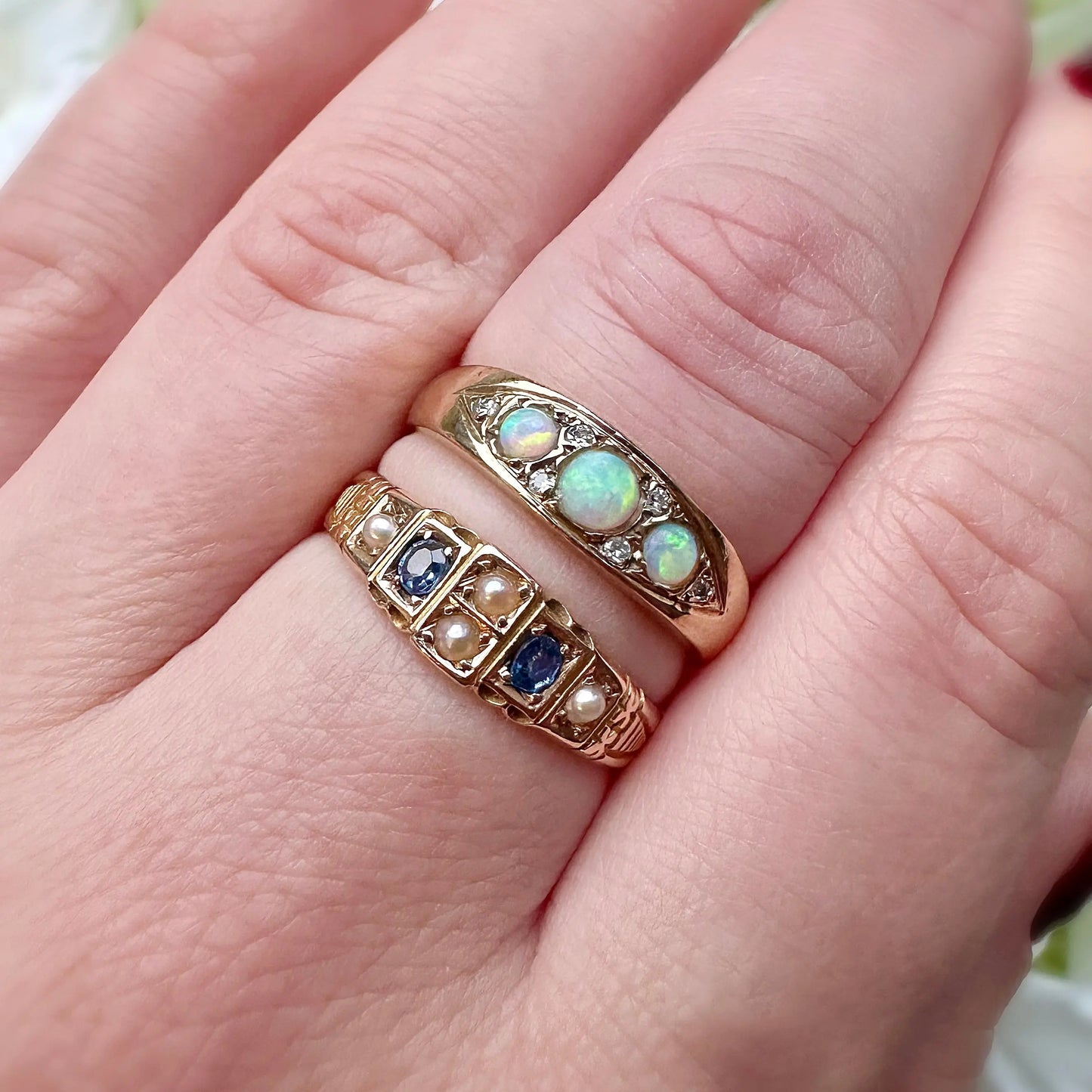 Annie Ring Peach and Willow