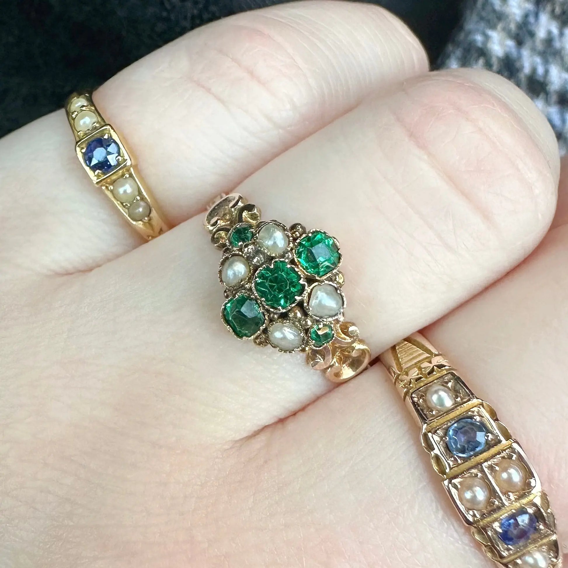 Agathe 12ct Victorian Ring Peach and Willow