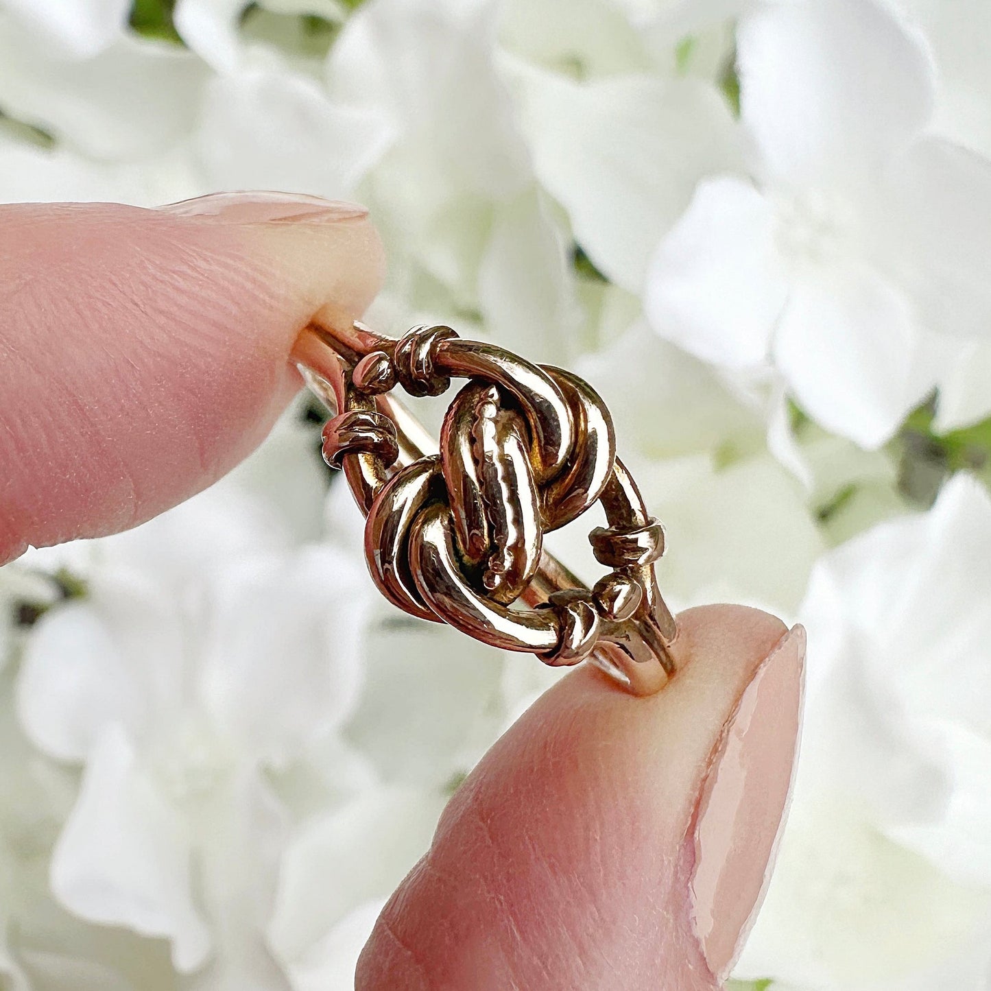 Orlie 9ct Gold Edwardian Lovers Knot Ring