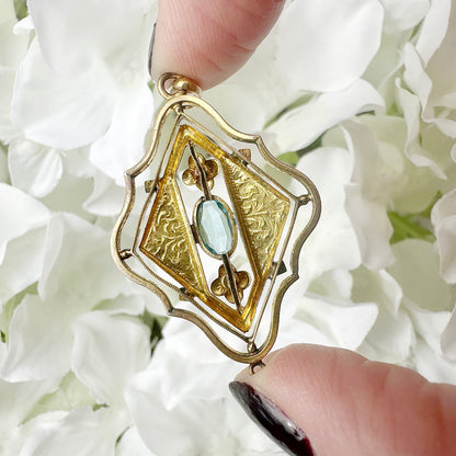 Josephine Topaz Pendant Conversion