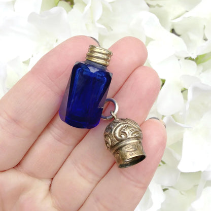 Enid Rare Victorian Perfume Bottle Pendant