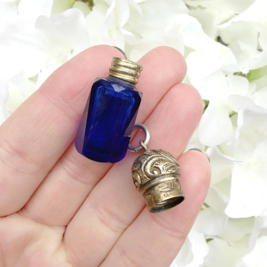 Enid Rare Victorian Perfume Bottle Pendant