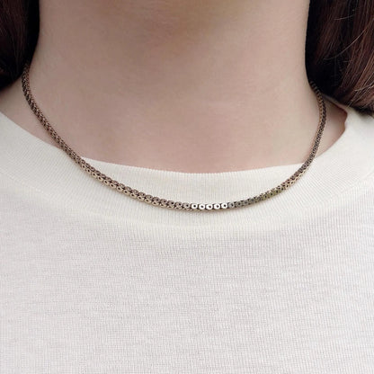 Agnes Victorian Pierced Star Link Necklace